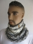 Preview: Round scarf for him with color gradient